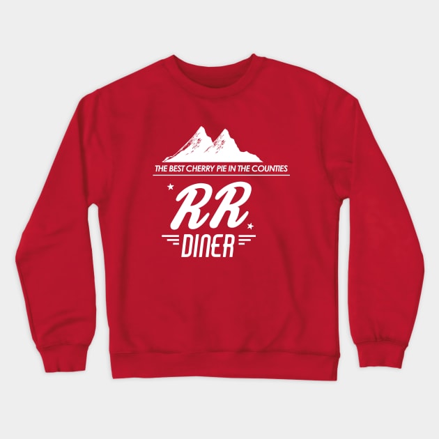 Twin Peaks Cherry Pie RR Diner Crewneck Sweatshirt by Rebus28